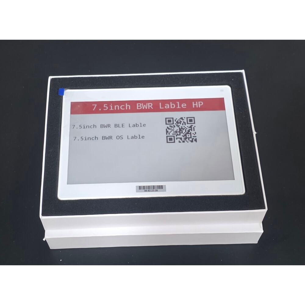 Cuifati 7.5" Bluetooth E Ink Display Electronic Paper Sign Cordless, 3 Color
